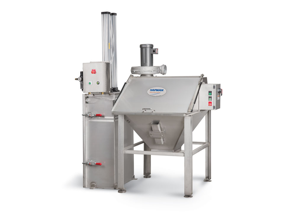Small bag dump station with an a5 bag compactor